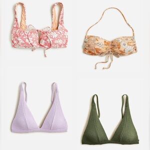 J. Crew Bikini Top Bundle (4)